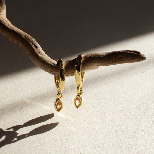 Marquise Single Drop Earrings