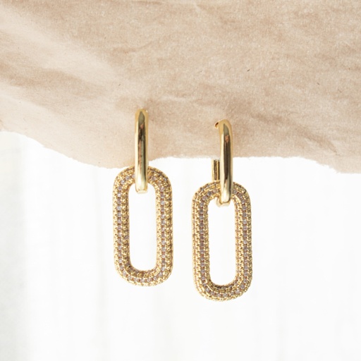 The Madison Earrings | Diamond