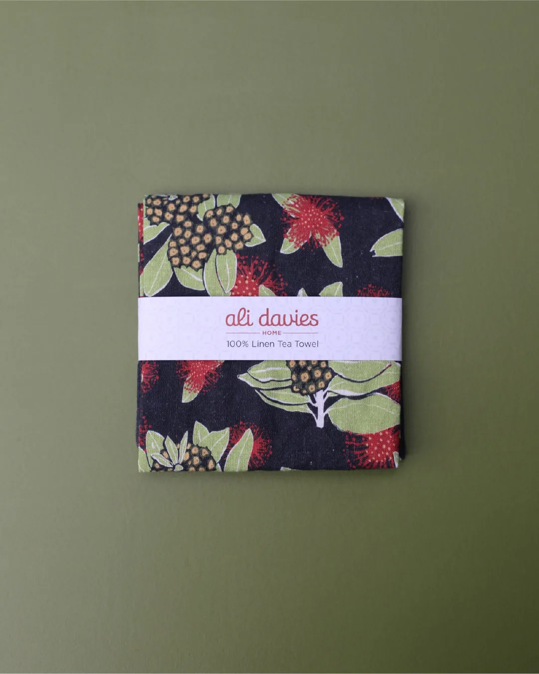 100% Linen Tea Towel by Ali Davies