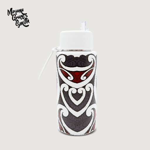 1L Straw Bottle - Miriama Grace Smith | He Waka Eke Noa