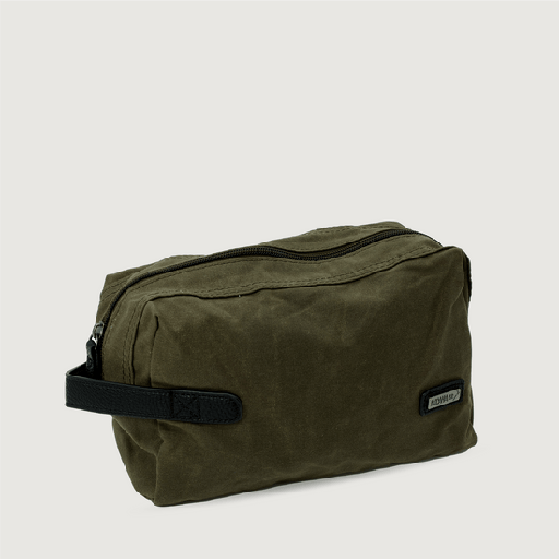 The Oilskin Toilet Bag | Olive