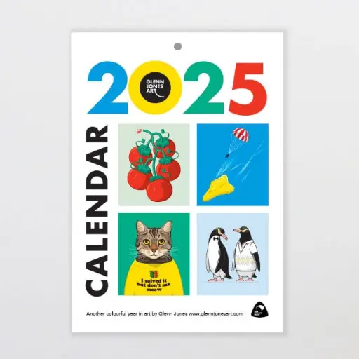 Glenn Jones Art Calendar 2026