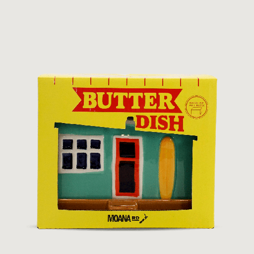 Ceramic Butter Dish - Classic Kiwi Bach