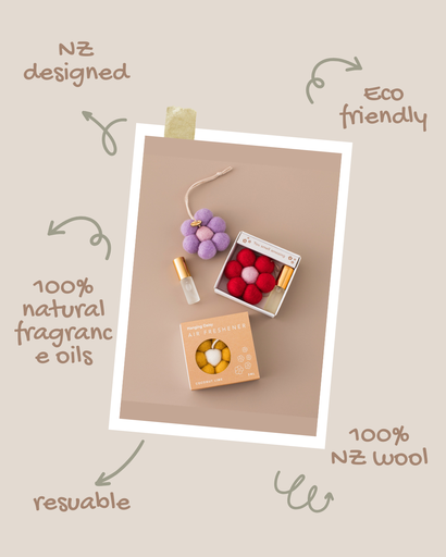 Felt Daisy Car Diffuser