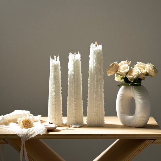 Icicle Candle | Mini | Pinot Blanc - White