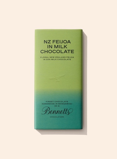 Chocolate bar 60g | Feijoa in Milk Chocolate